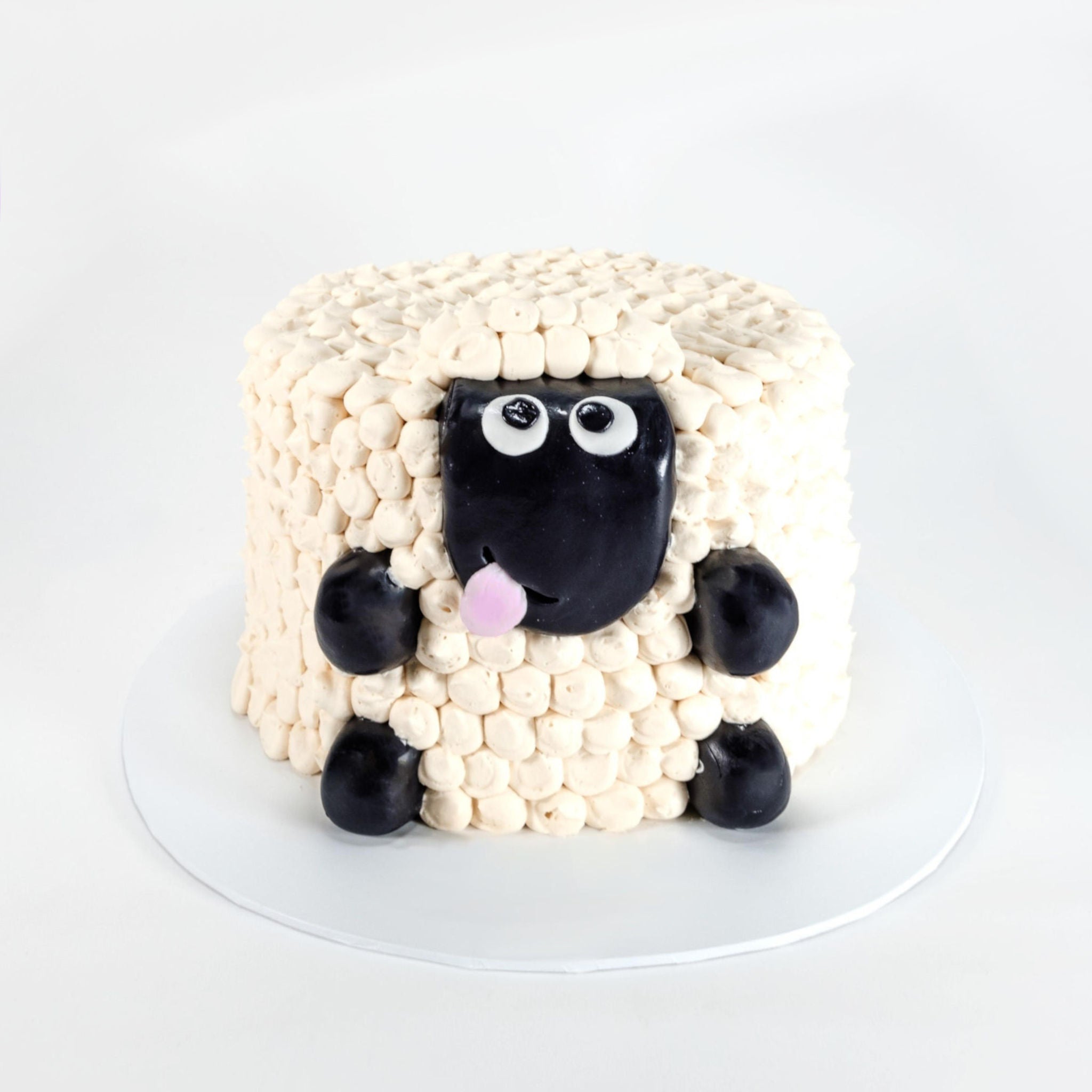 Customized Sheep Cake – Black & Brown Bakers