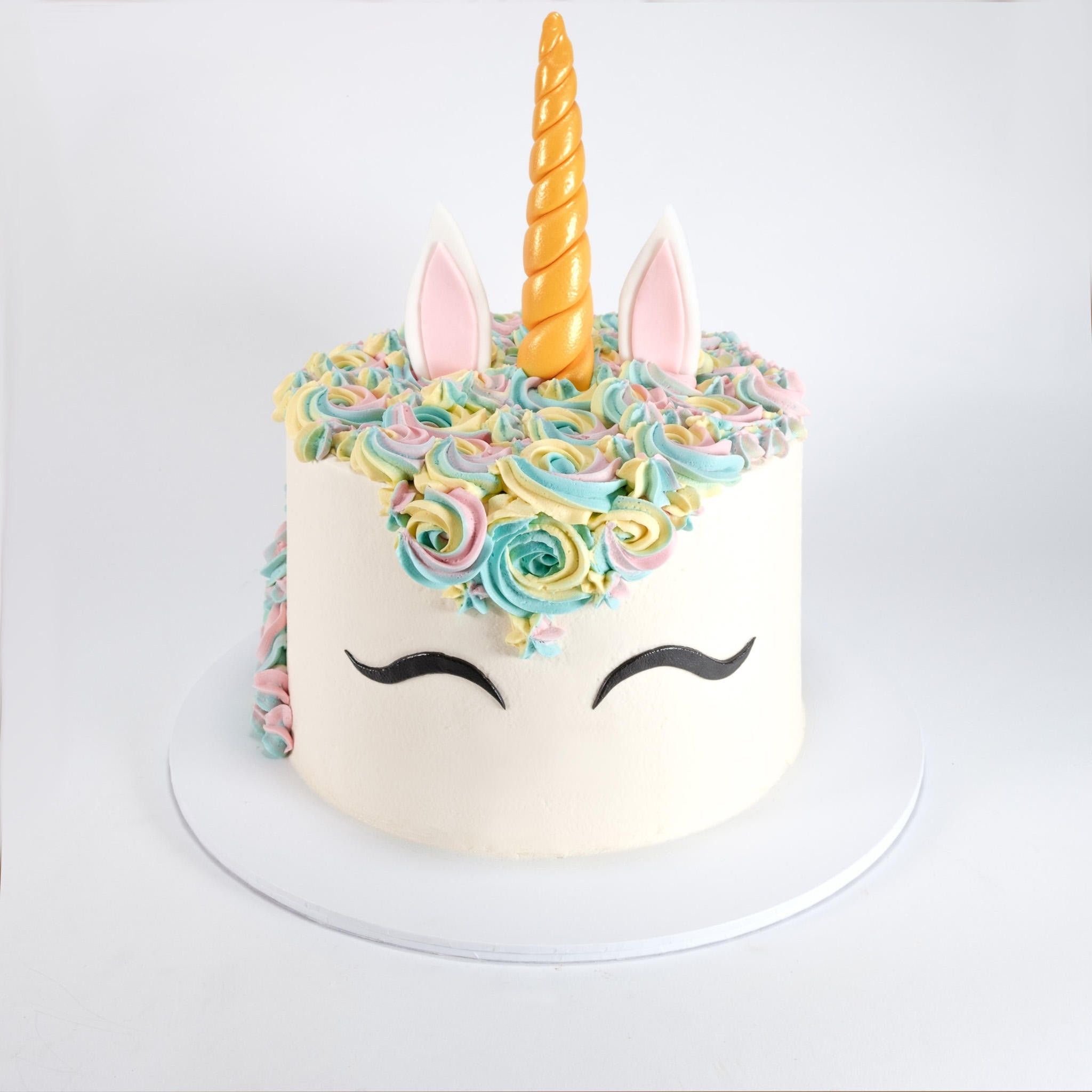 Amazon.com: Cakecery Rainbow Unicorn Edible Cake Image Topper Personalized Birthday  Cake Banner 1/4 Sheet : Grocery & Gourmet Food