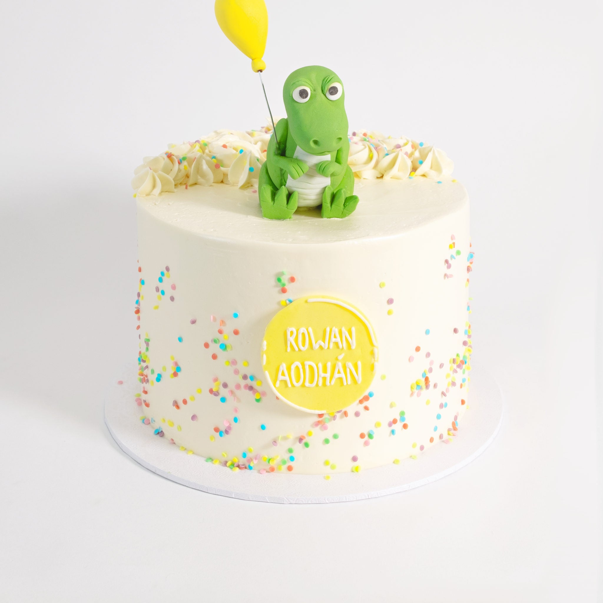 Dinosaur 1st Birthday Cake - Rach Makes Cakes