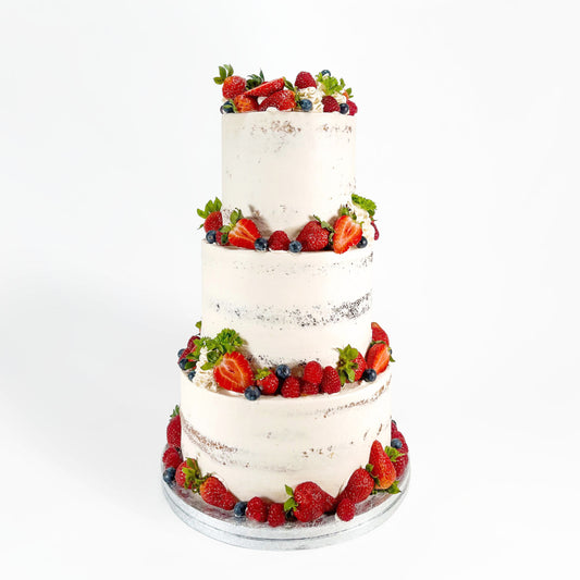 Fresh Berry Wedding Cake