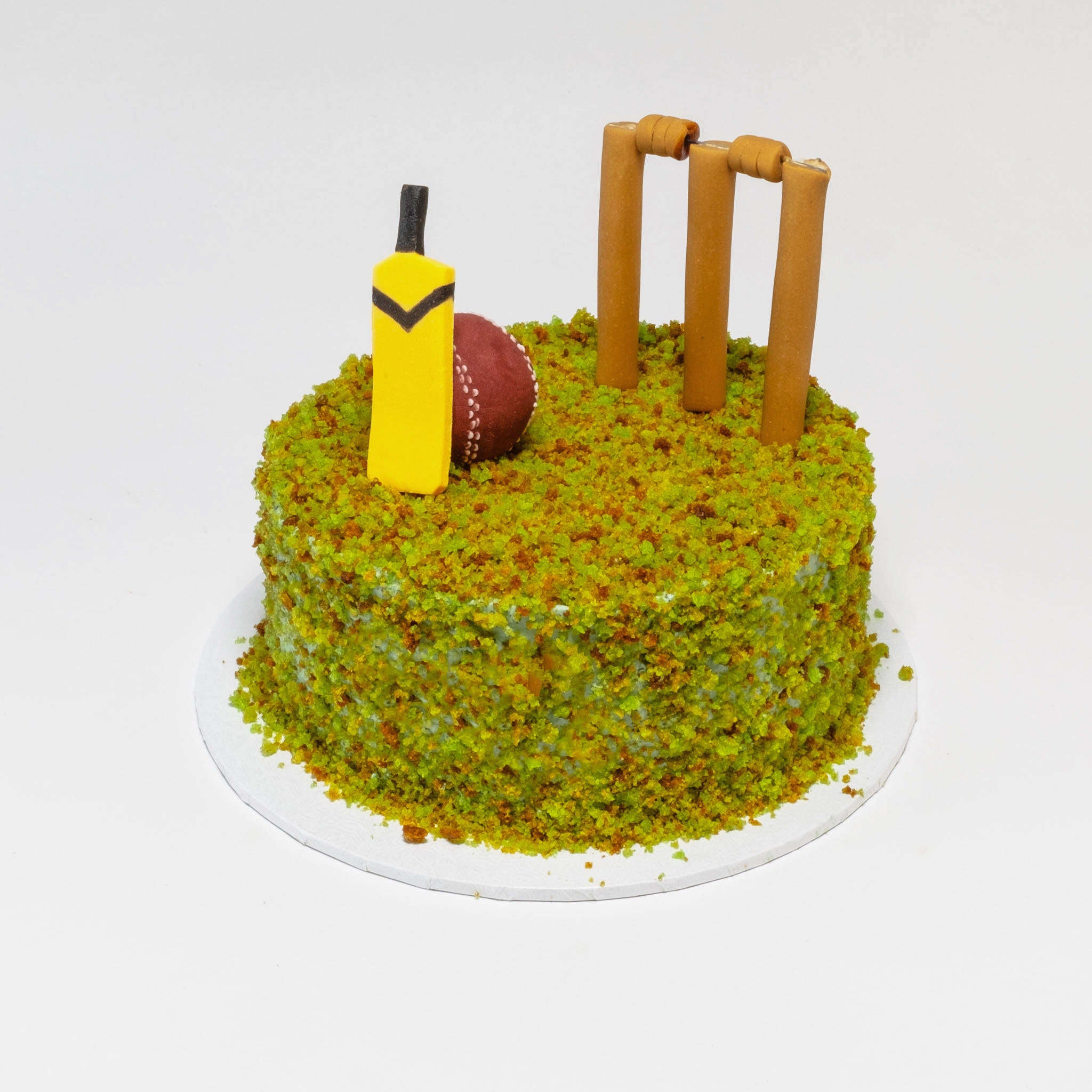 Cricket Theme Birthday Decoration Idea | Two kg Cricket Ground Cake Design  - YouTube