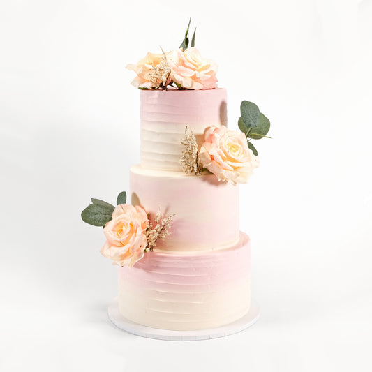 Ombré Wedding Cake